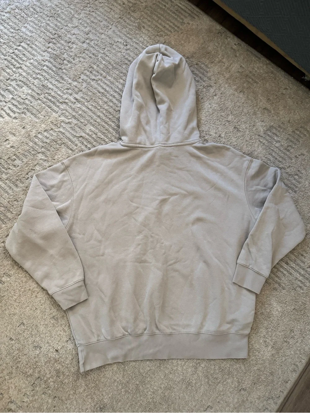 Nike Women's Light Grayish Tan loose fit Hoodie Size M